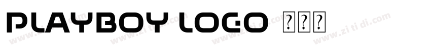 Playboy logo字体转换